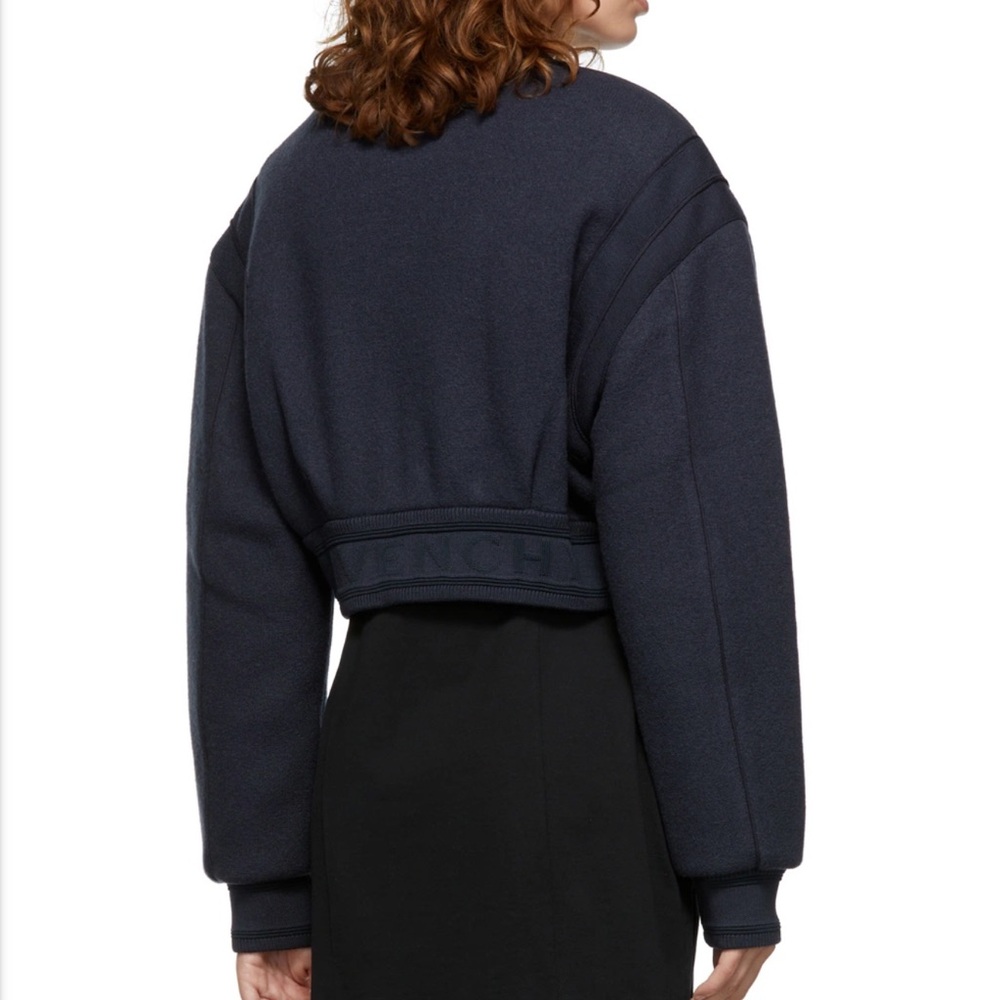 Givenchy Navy Blue Varsity Jacket - image 5